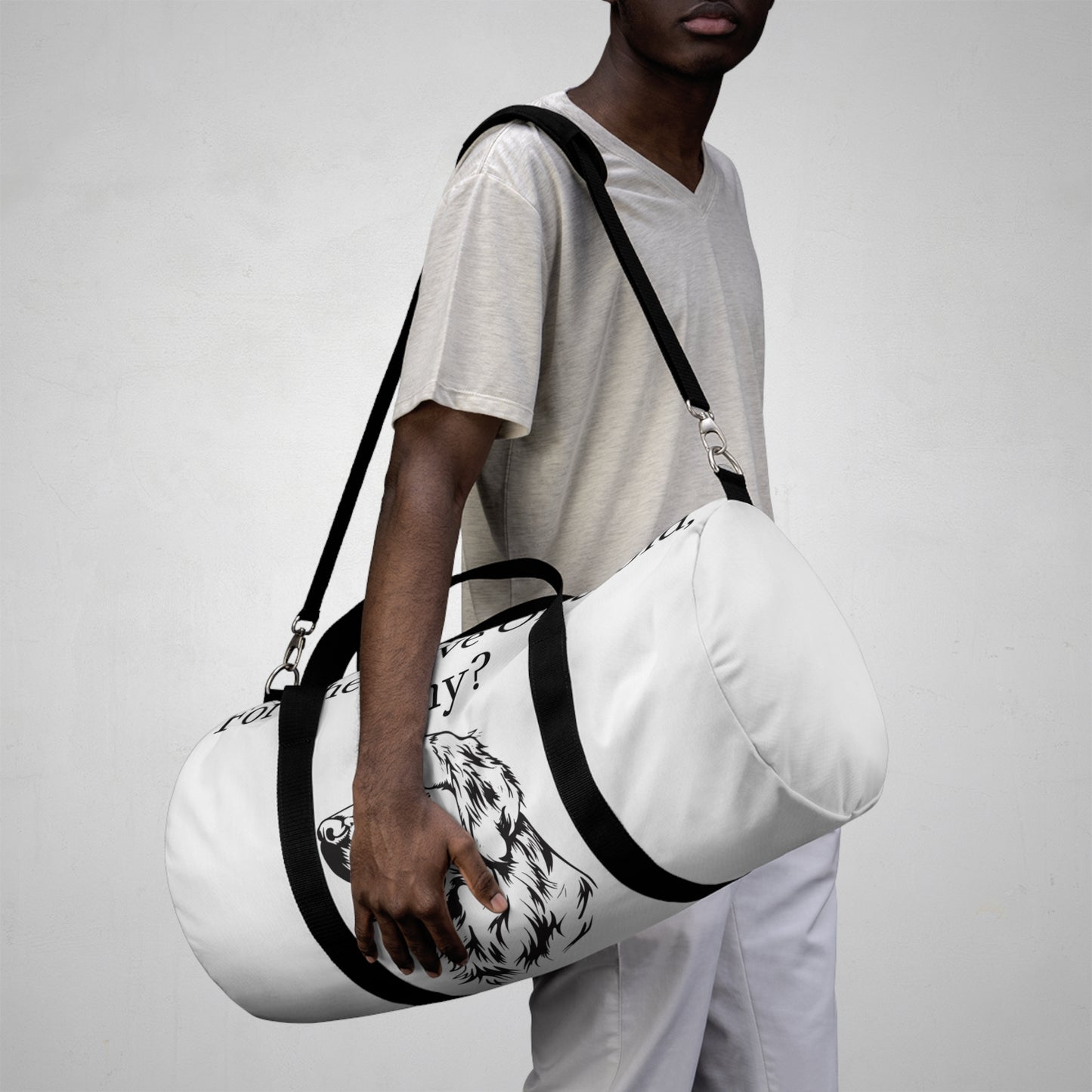 For The Love Of Gold Duffel Bag