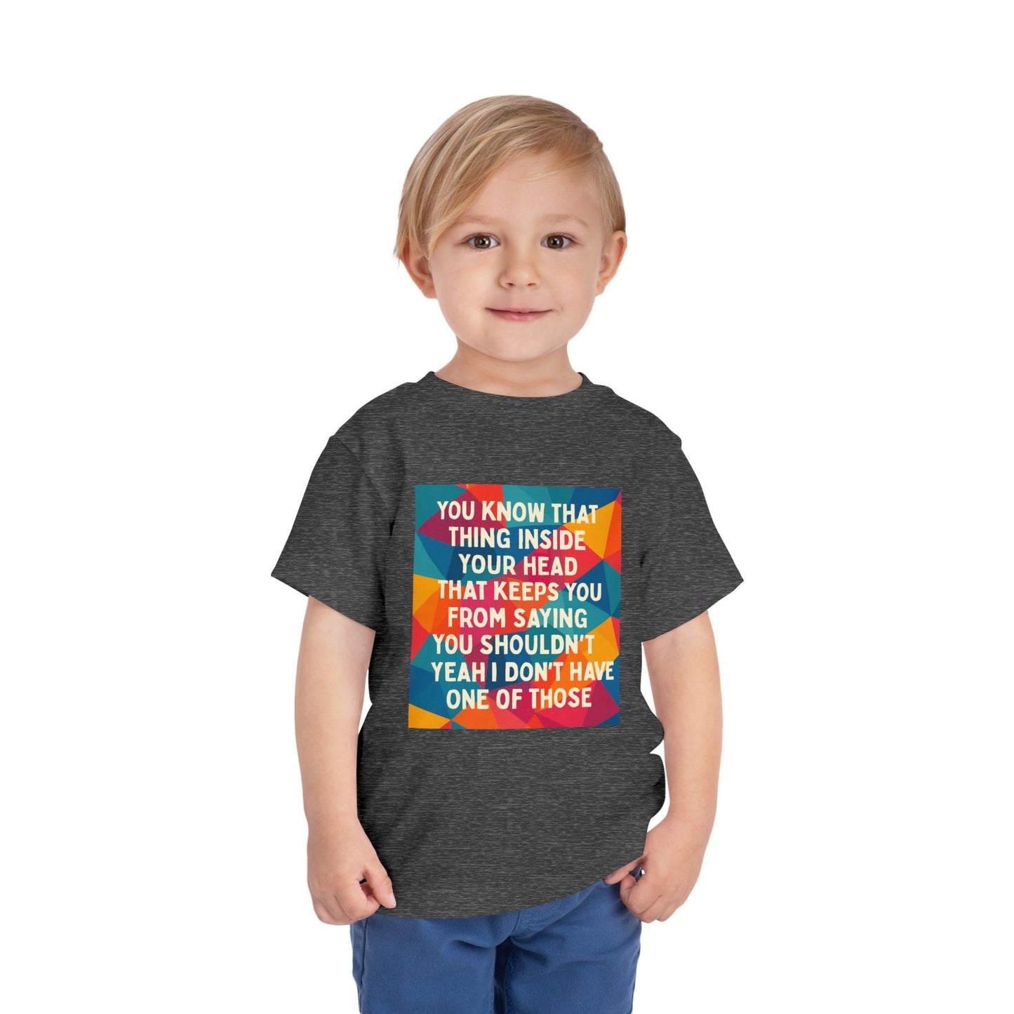 No Filter Toddler Unisex Short Sleeve Crewneck Tee