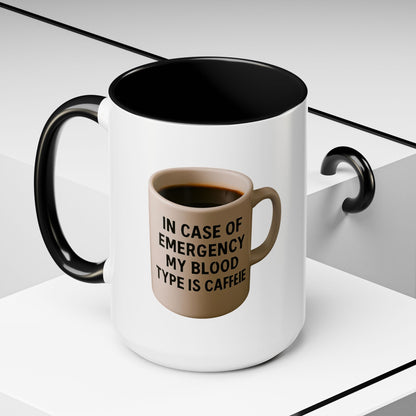 Blood Type 2-Tone Coffee Mug