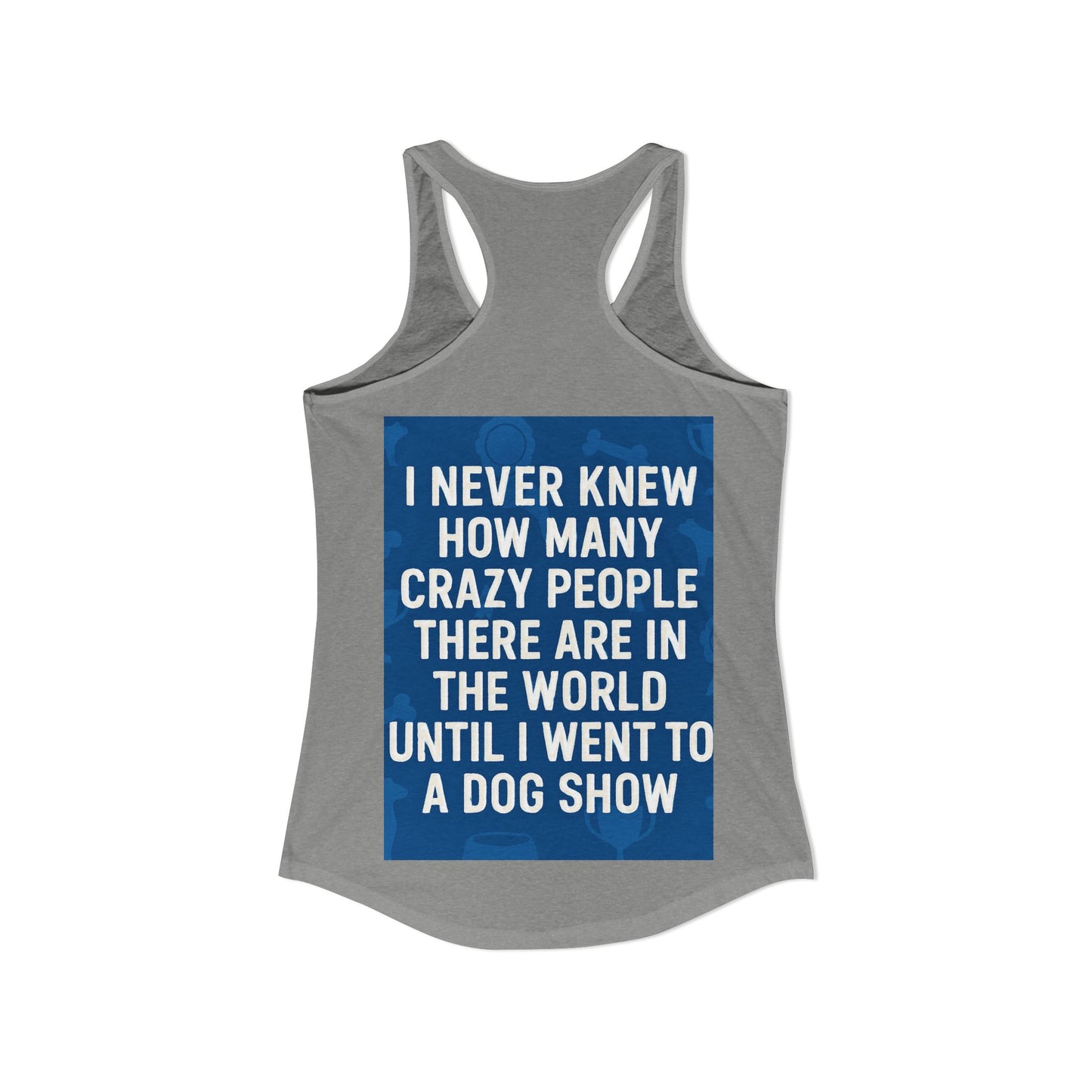 Never Knew Women's Racerback Tank