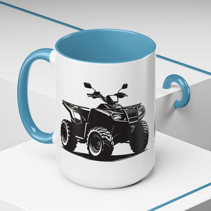 Off The Beaten Path Quad 2-Tone Coffee Mug