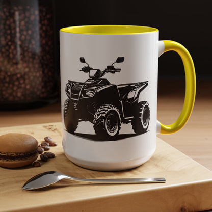 Off The Beaten Path Quad 2-Tone Coffee Mug