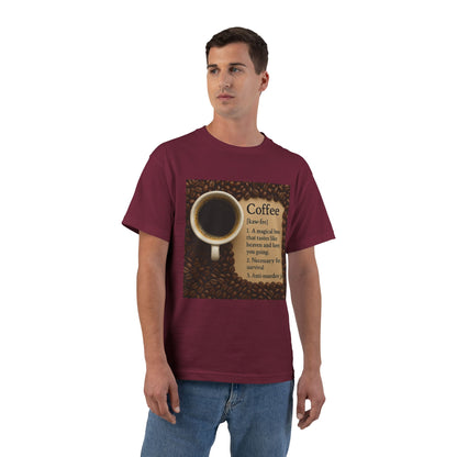 Coffee Definition Men's Short-Sleeve Crewneck Tee