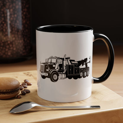 Heavy Tow Truck 2-Tone Coffee Mug
