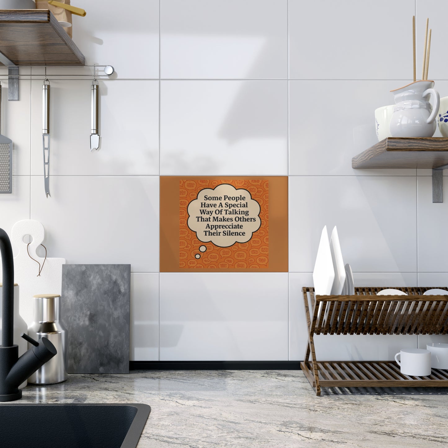 Special Way Of Talking Ceramic Photo Tile