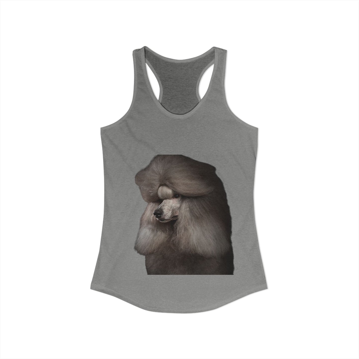 Poodle Head Women's Racerback Tank