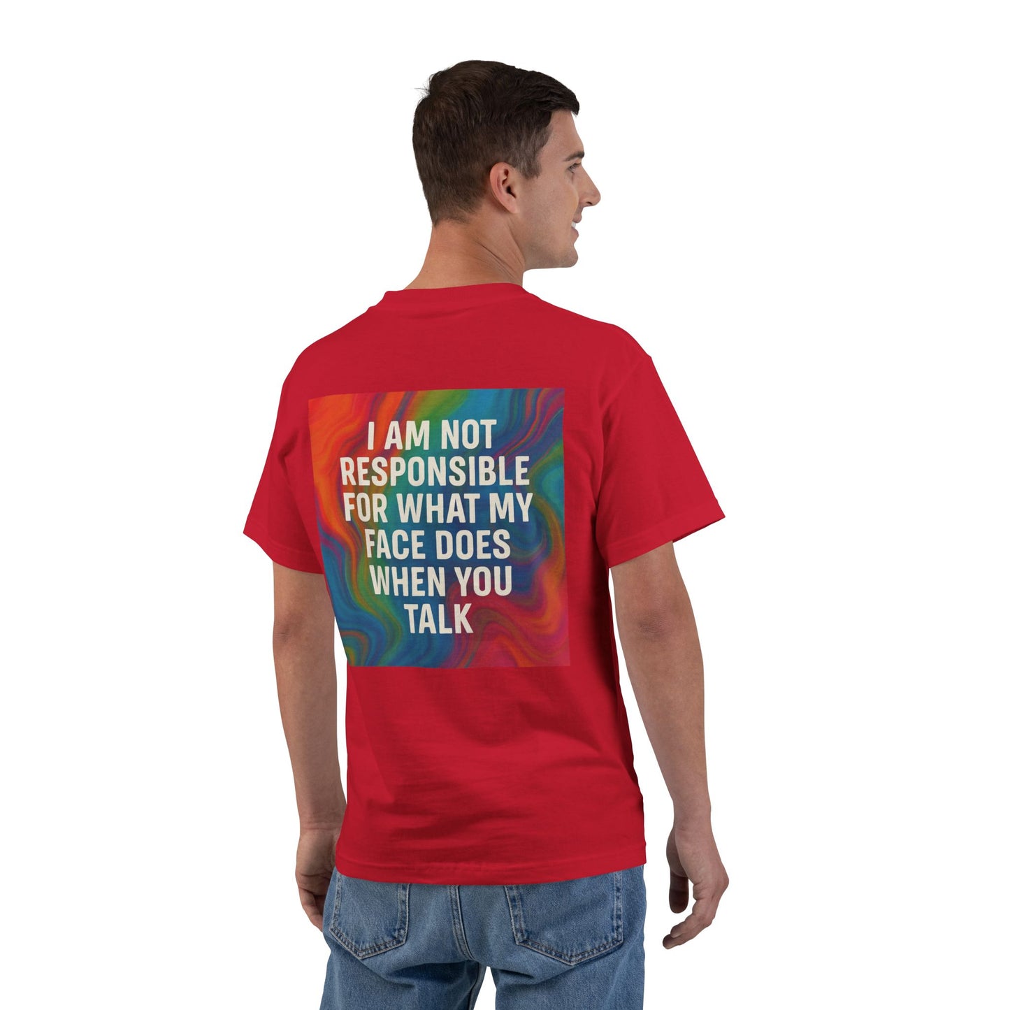 When You Talk Men's Short-Sleeve Crewneck Tee