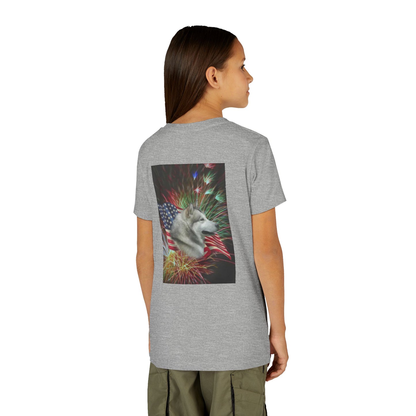 American Malamute Youth Unisex Short Sleeve Crewneck Tee