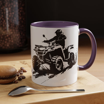 Slingin' Mud Quad 2-Tone Coffee Mug