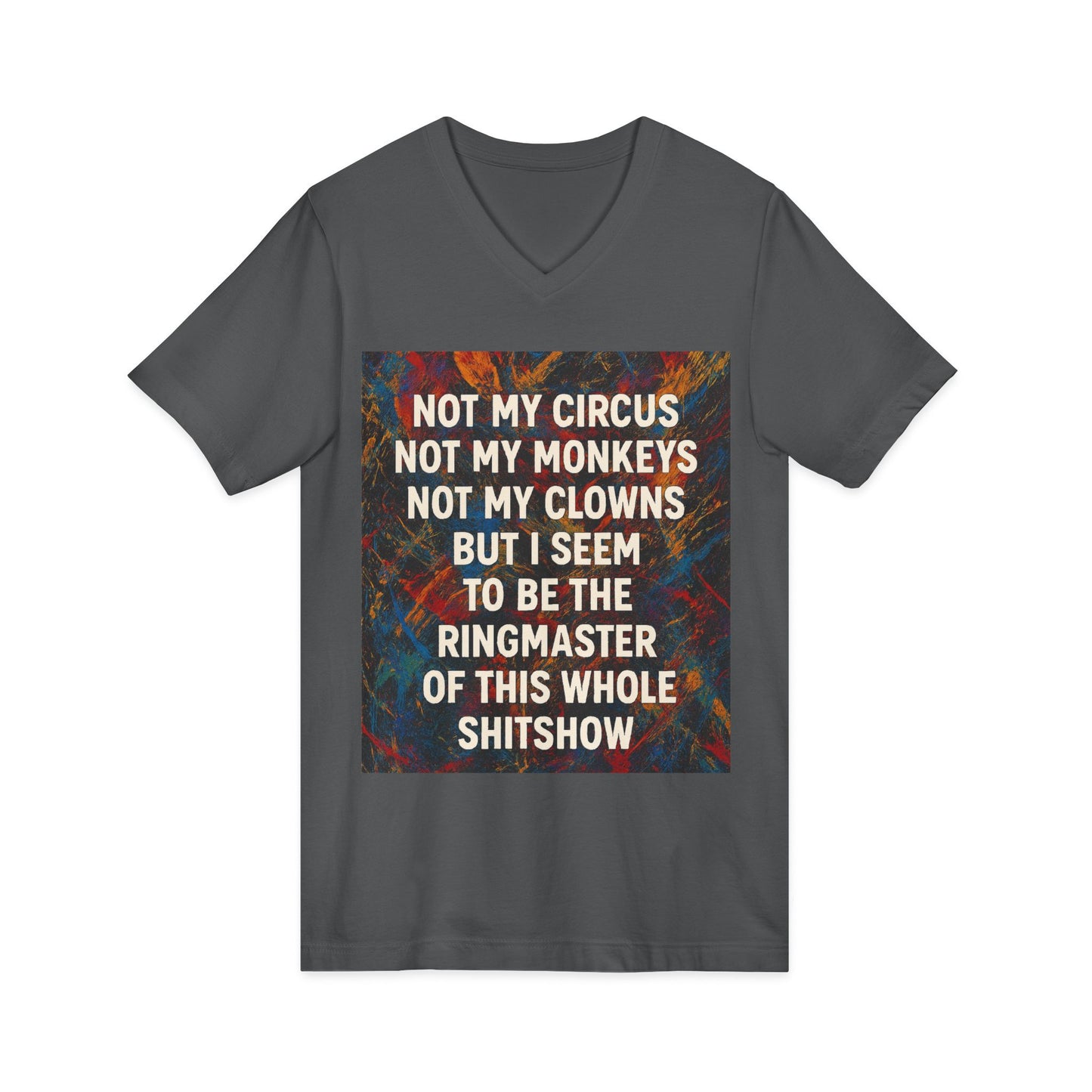 Ringmaster Unisex Short Sleeve V-Neck Tee