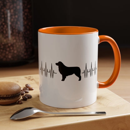 My Heart Beats For Aussies 2-Tone Coffee Mug
