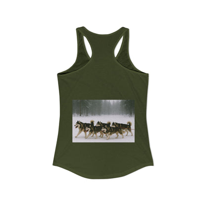 Mush On Women's Racerback Tank