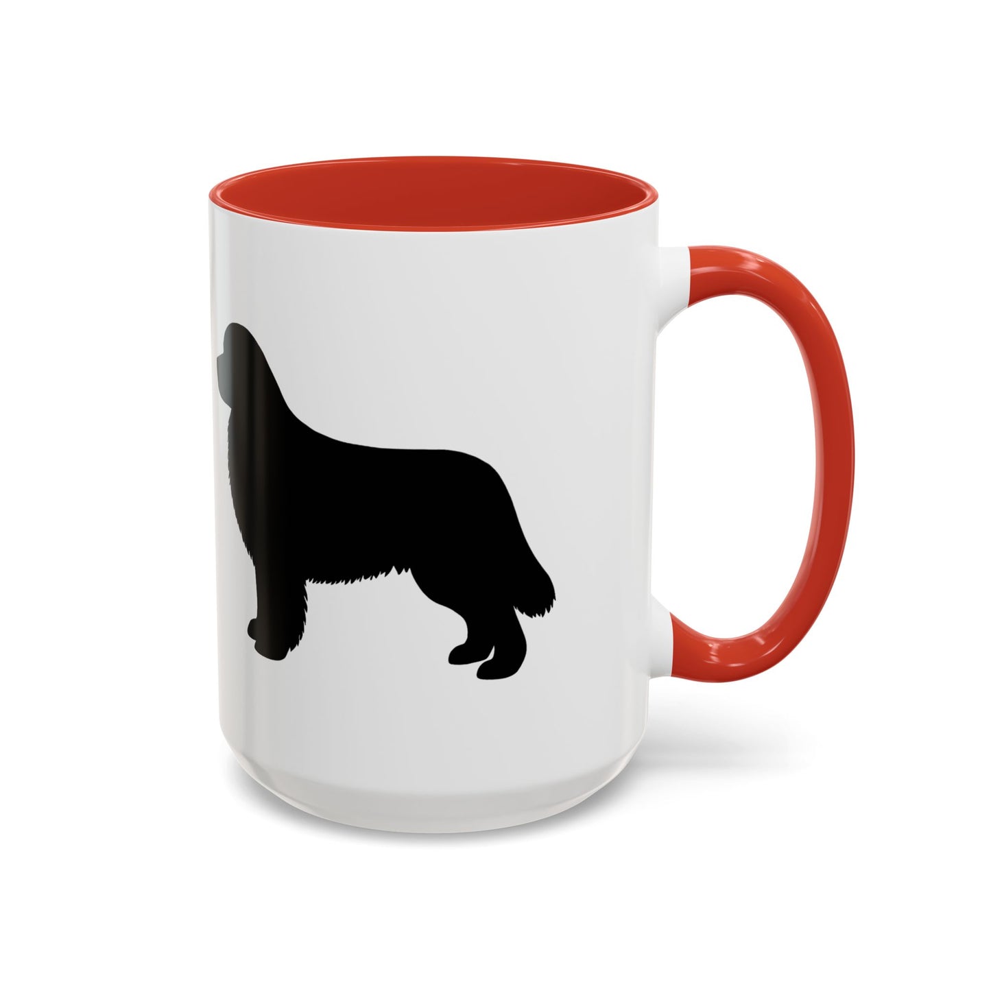 Newfie Silhouette 2-Tone Coffee Mug