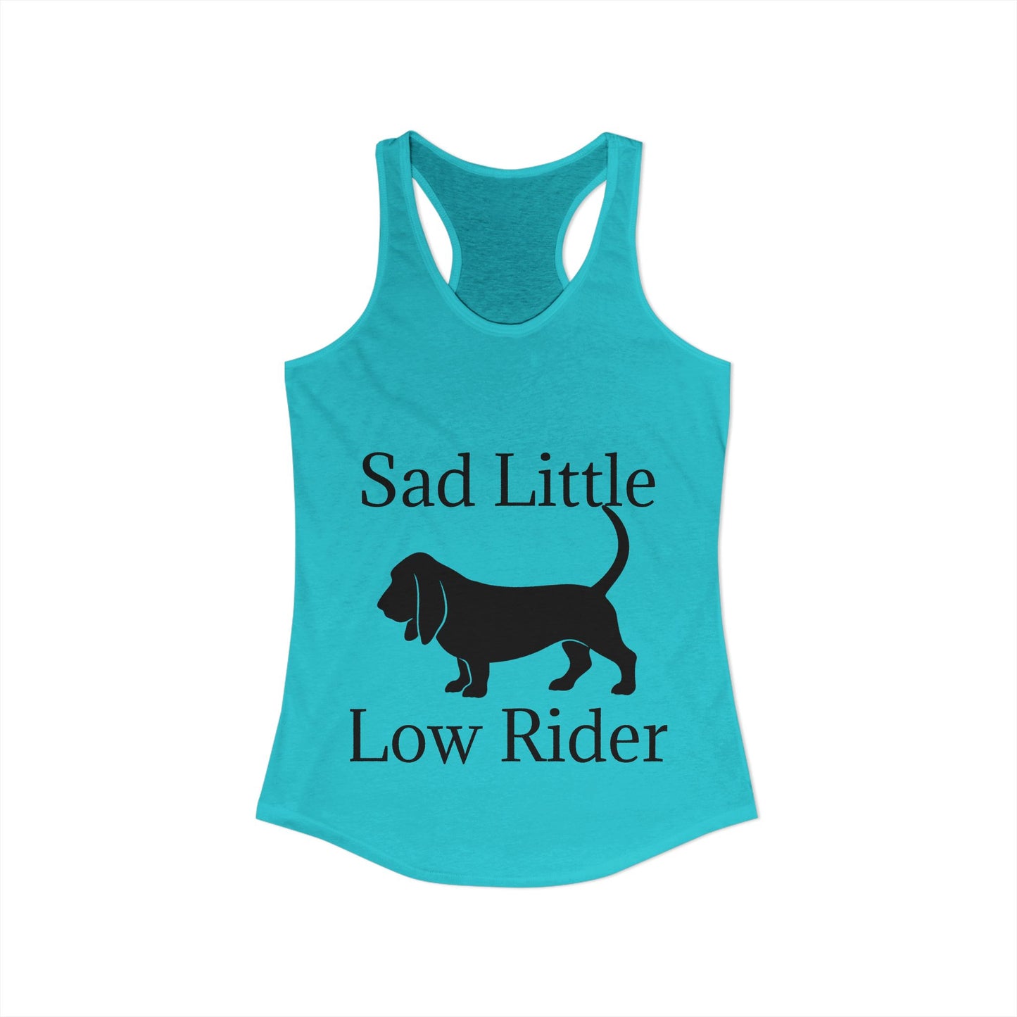 Sad Little Low Rider Women's Racerback Tank