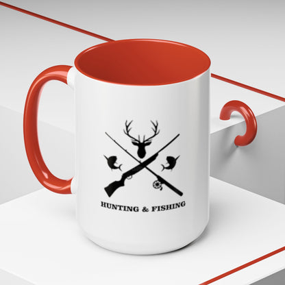 Hunting/Fishing 2-Tone Coffee Mug