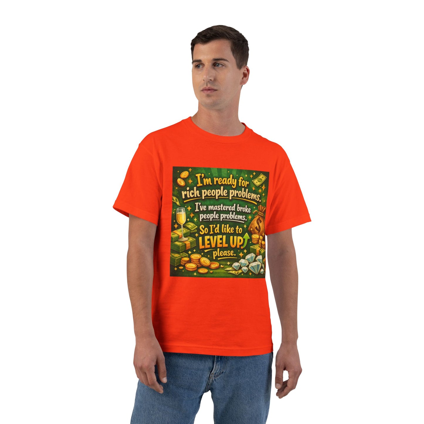 Level Up Men's Short-Sleeve Crewneck Tee