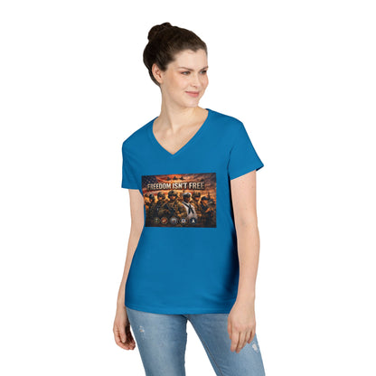 Freedom Isn't Free Women's V-Neck T-Shirt