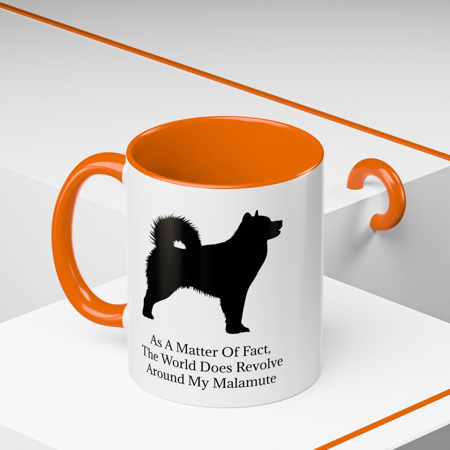 Matter Of Fact Malamute 2-Tone Coffee Mug