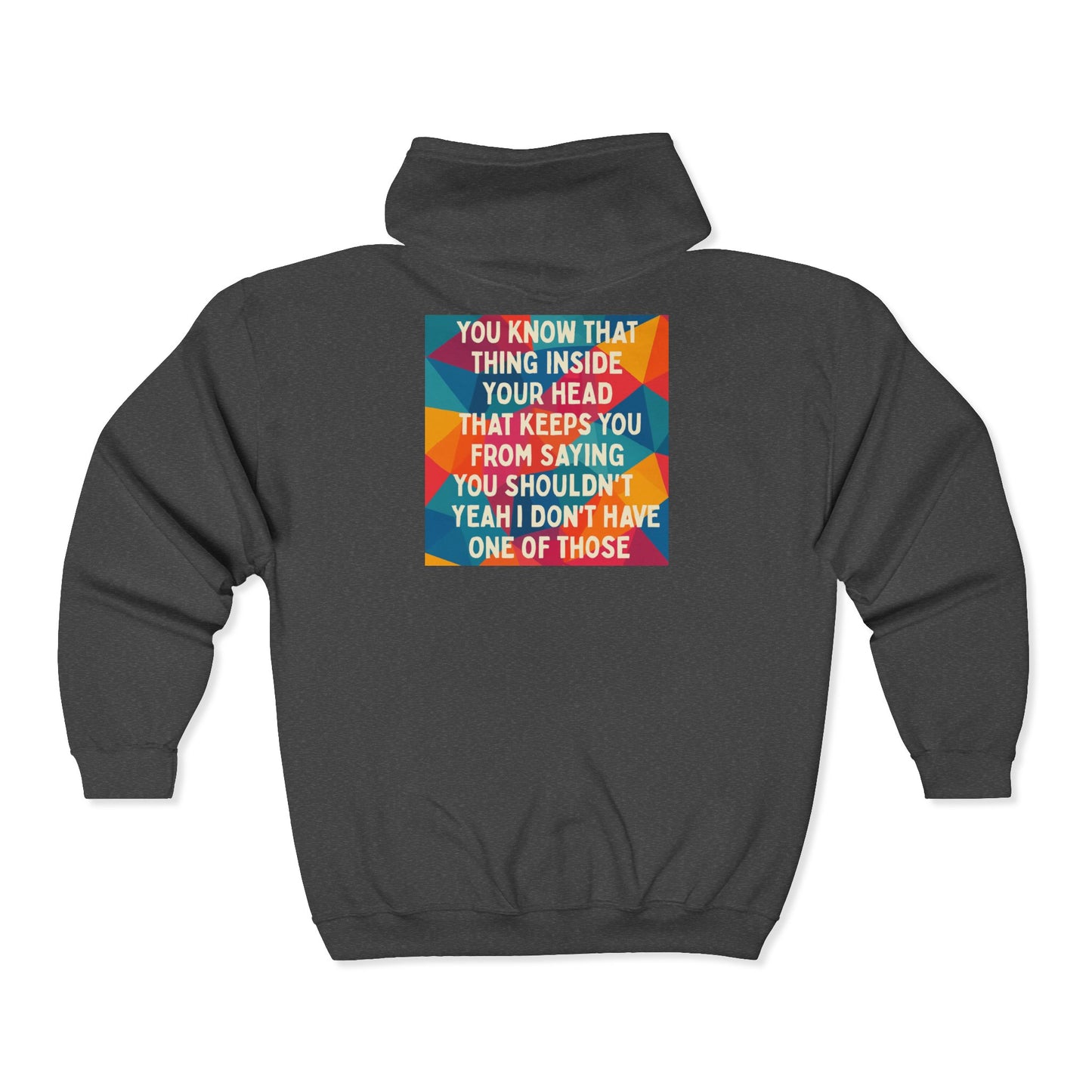 No Filter Unisex Full Zip Hoodie