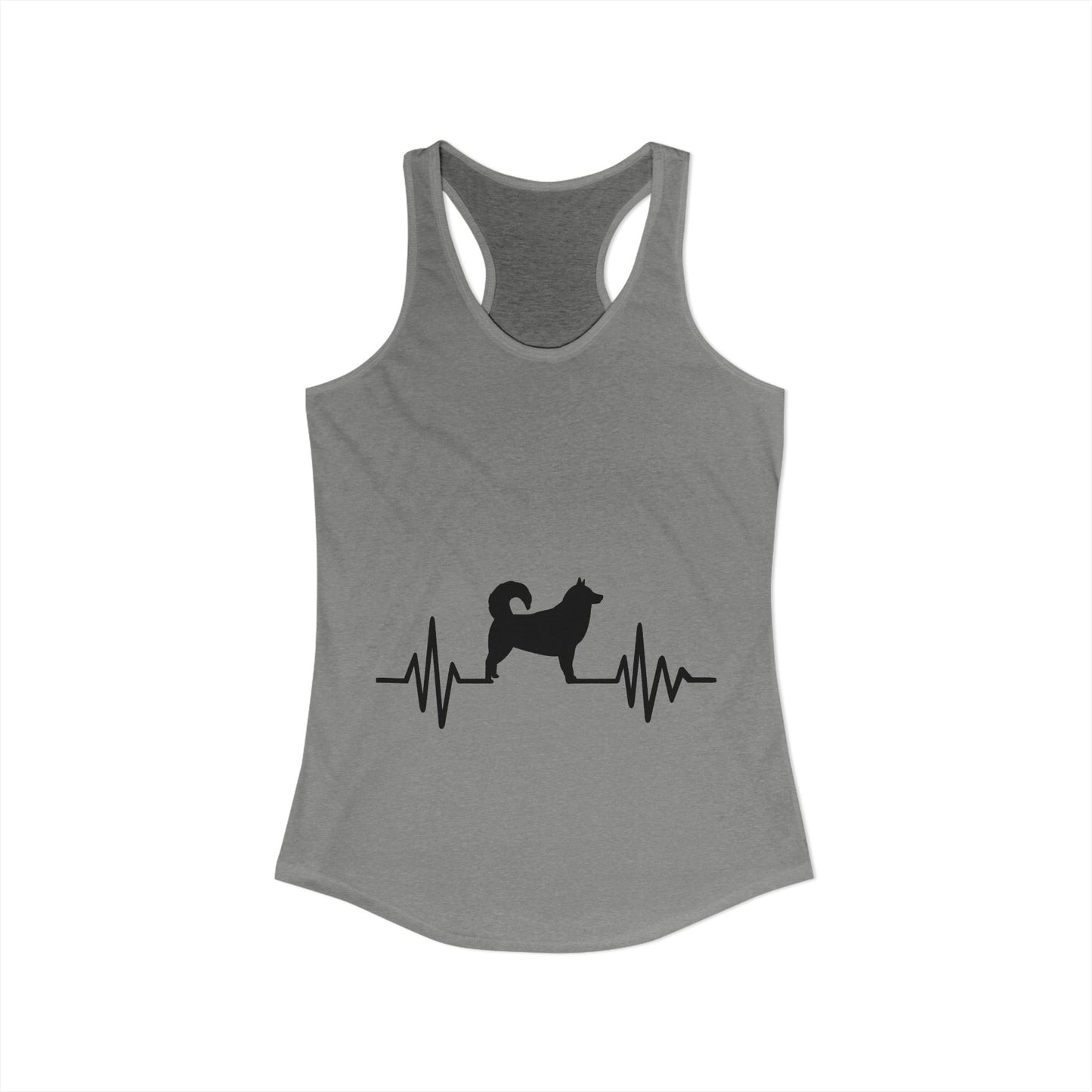 My Heart Beats For Malamutes Women's Racerback Tank