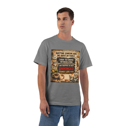 Unhinged Family Men's Short-Sleeve Crewneck Tee