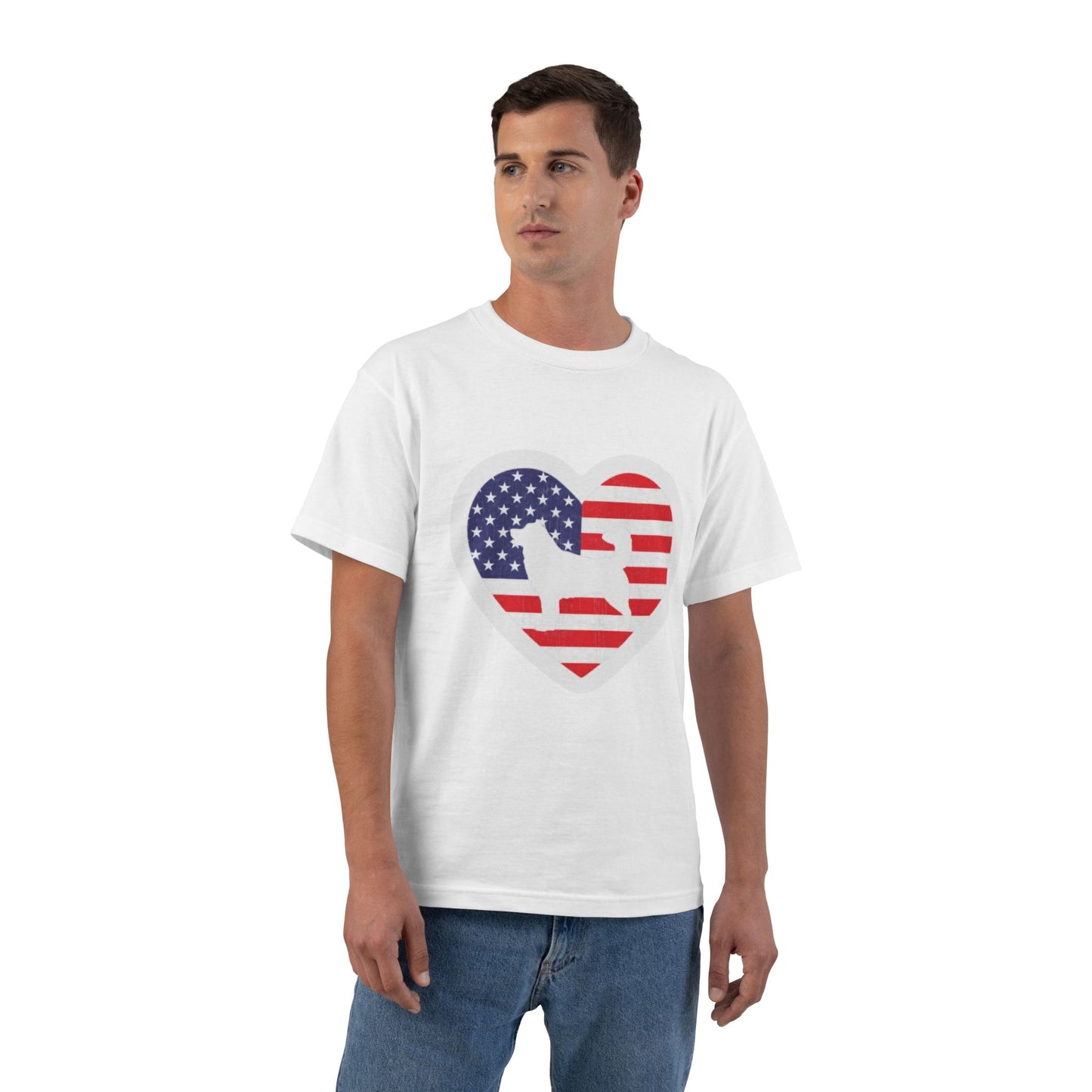 Malamute Flag Men's Short-Sleeve Crewneck Tee