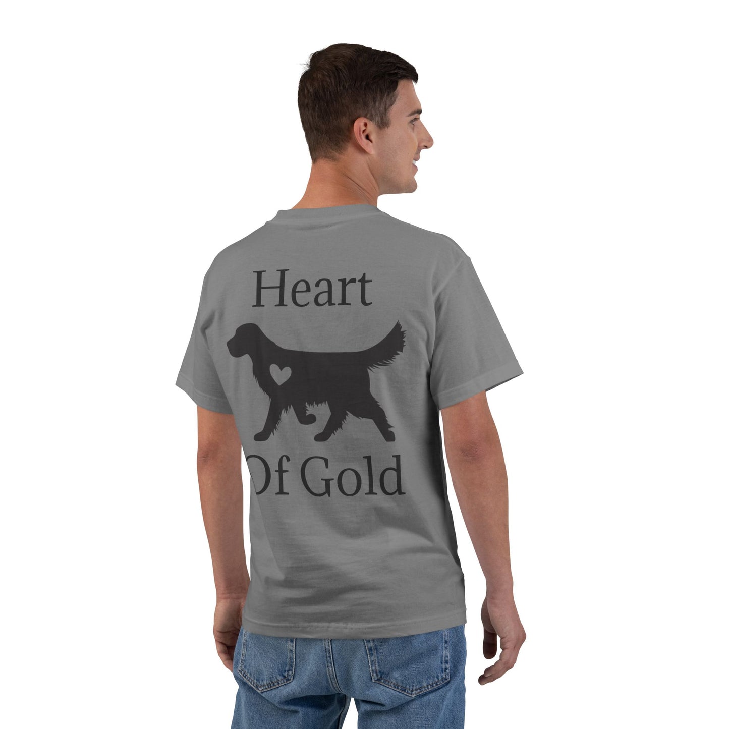 Heart Of Gold Men's Short-Sleeve Crewneck Tee