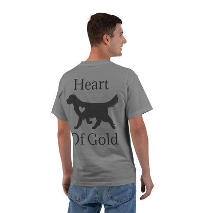 Heart Of Gold Men's Short-Sleeve Crewneck Tee