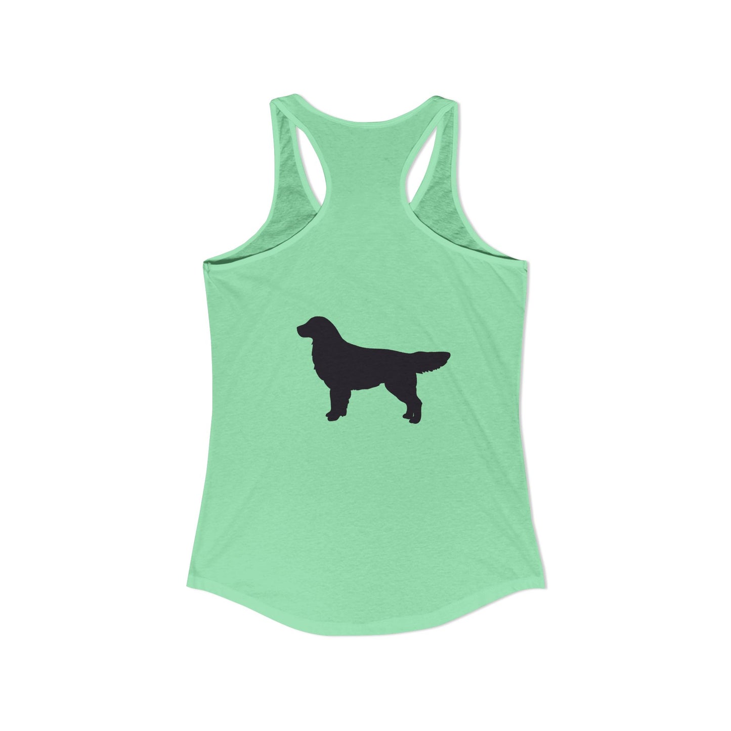 Golden Silhouette Women's Racerback Tank