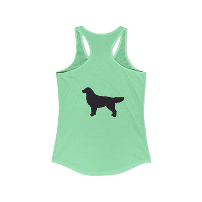 Golden Silhouette Women's Racerback Tank