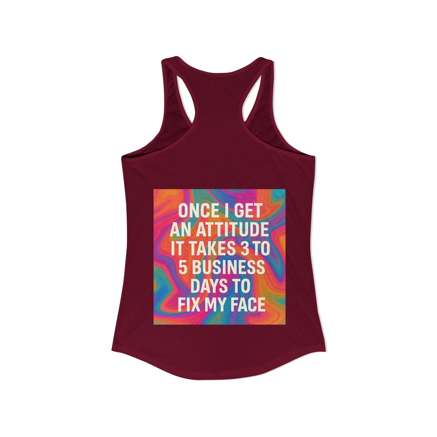 Fix My Face Women's Racerback Tank