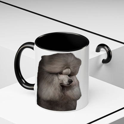 Poodle Head 2-Tone Coffee Mug