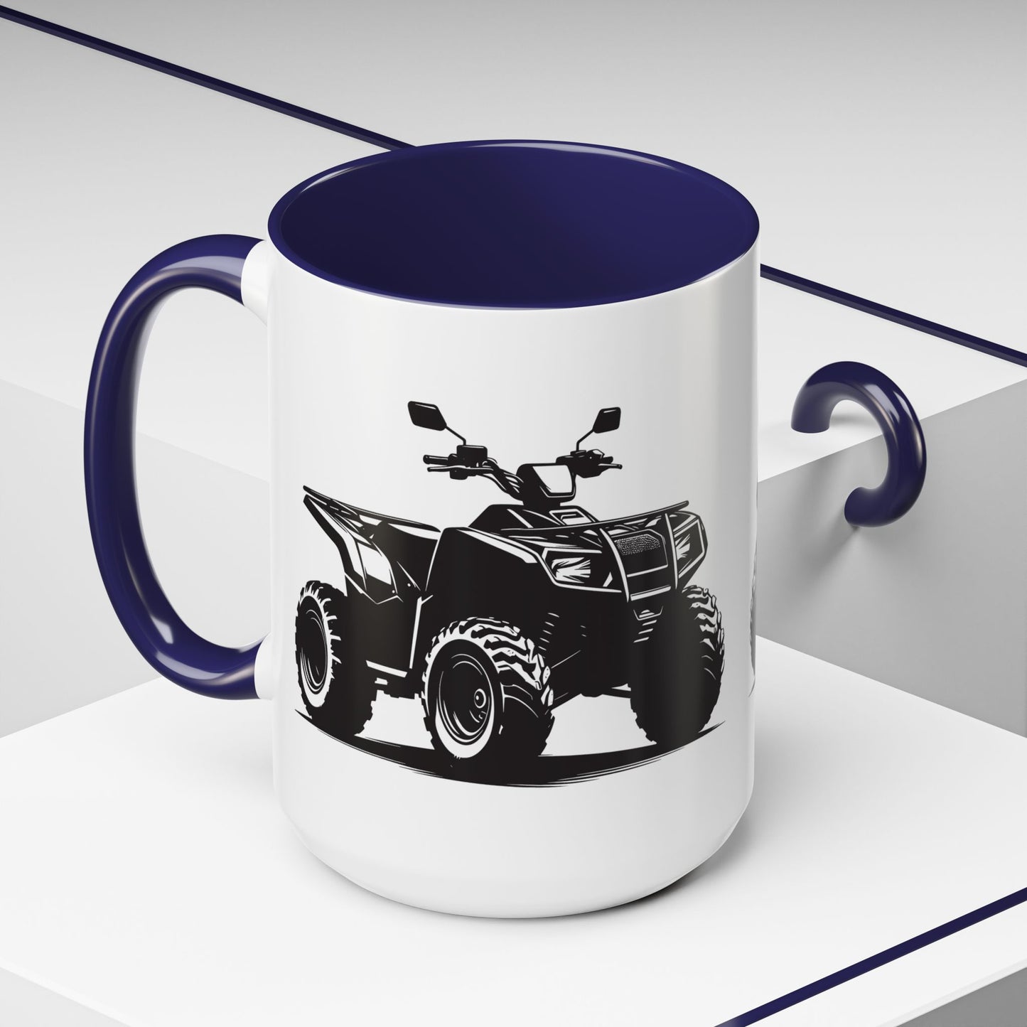 Off The Beaten Path Quad 2-Tone Coffee Mug