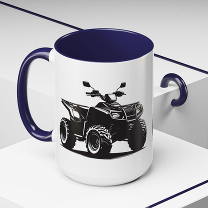 Off The Beaten Path Quad 2-Tone Coffee Mug