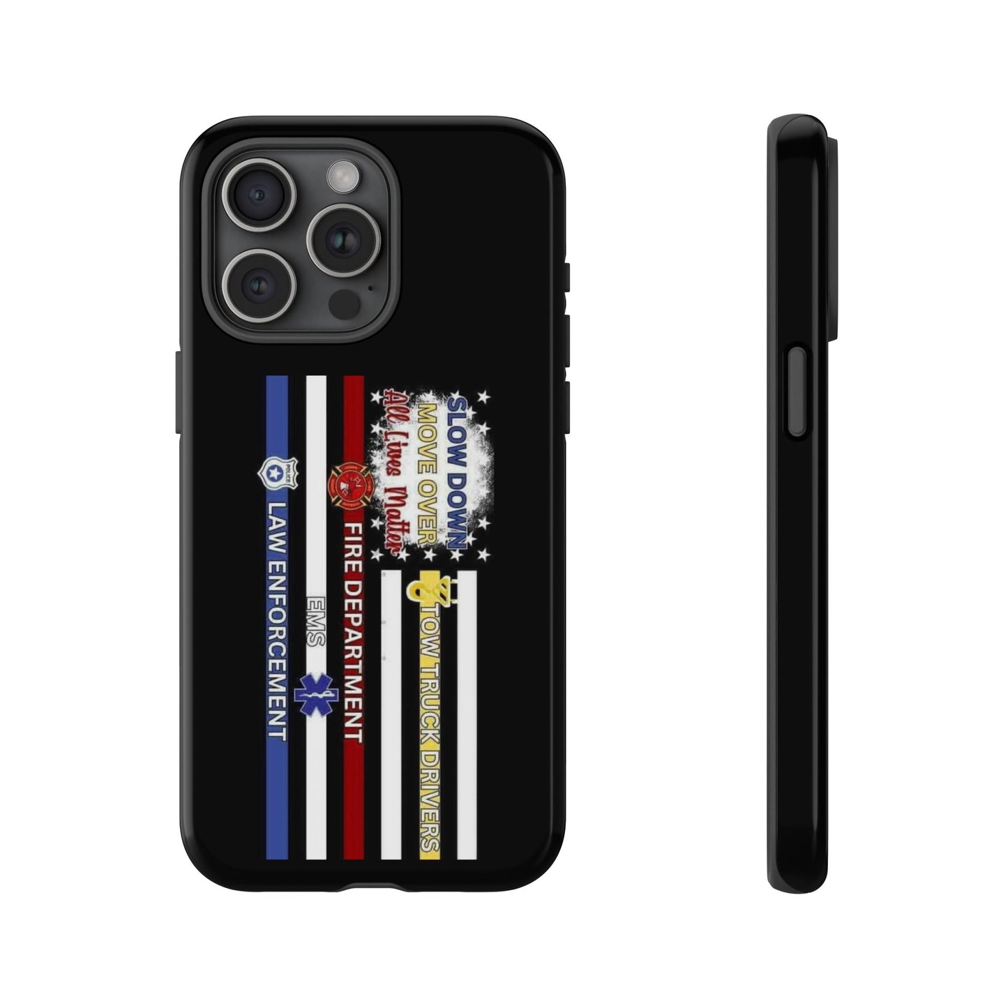 Slow Down Move Over Flag iPhone Case