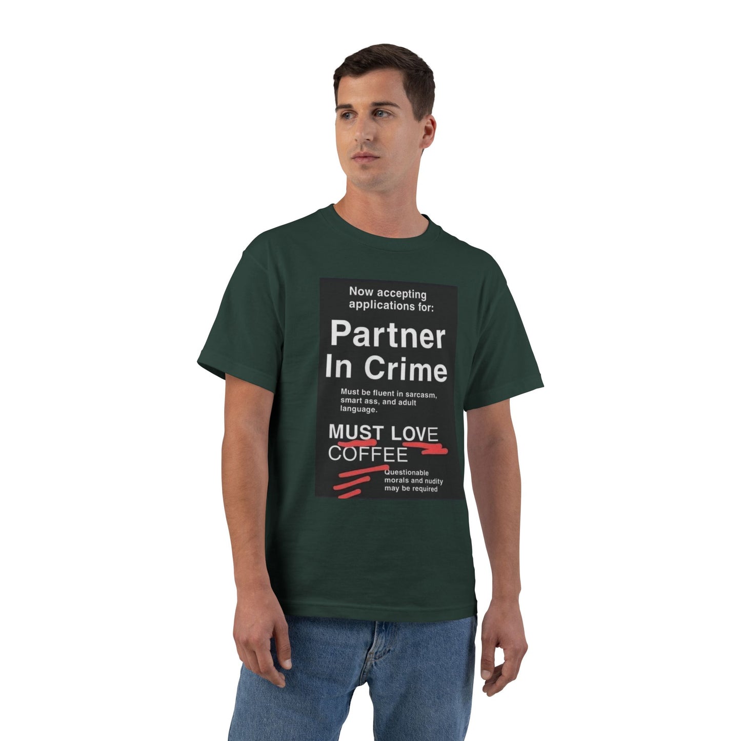 Partner In Crime Men's Short-Sleeve Crewneck Tee