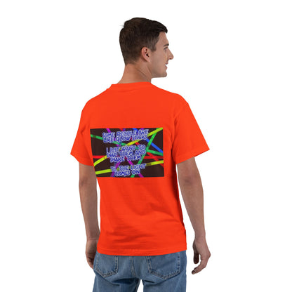 Glow Sticks Men's Short-Sleeve Crewneck Tee