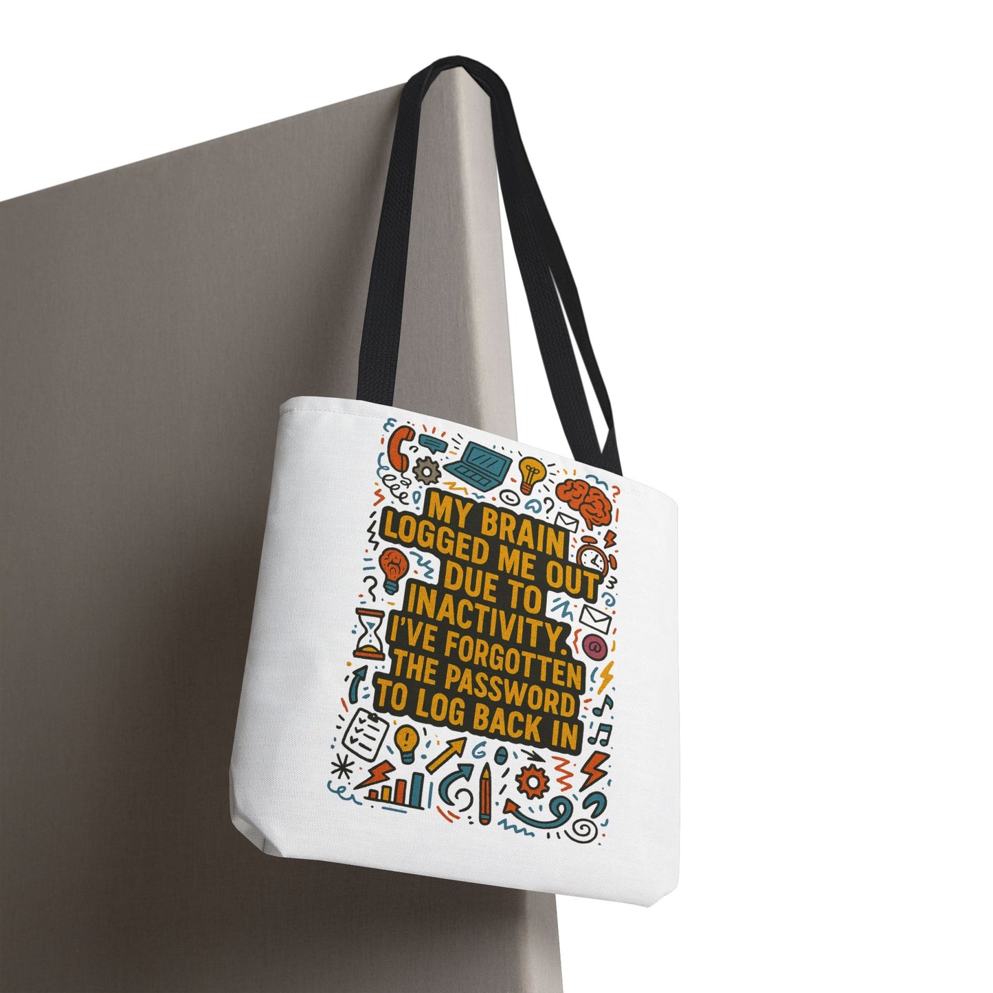 Logged Out Tote Bag