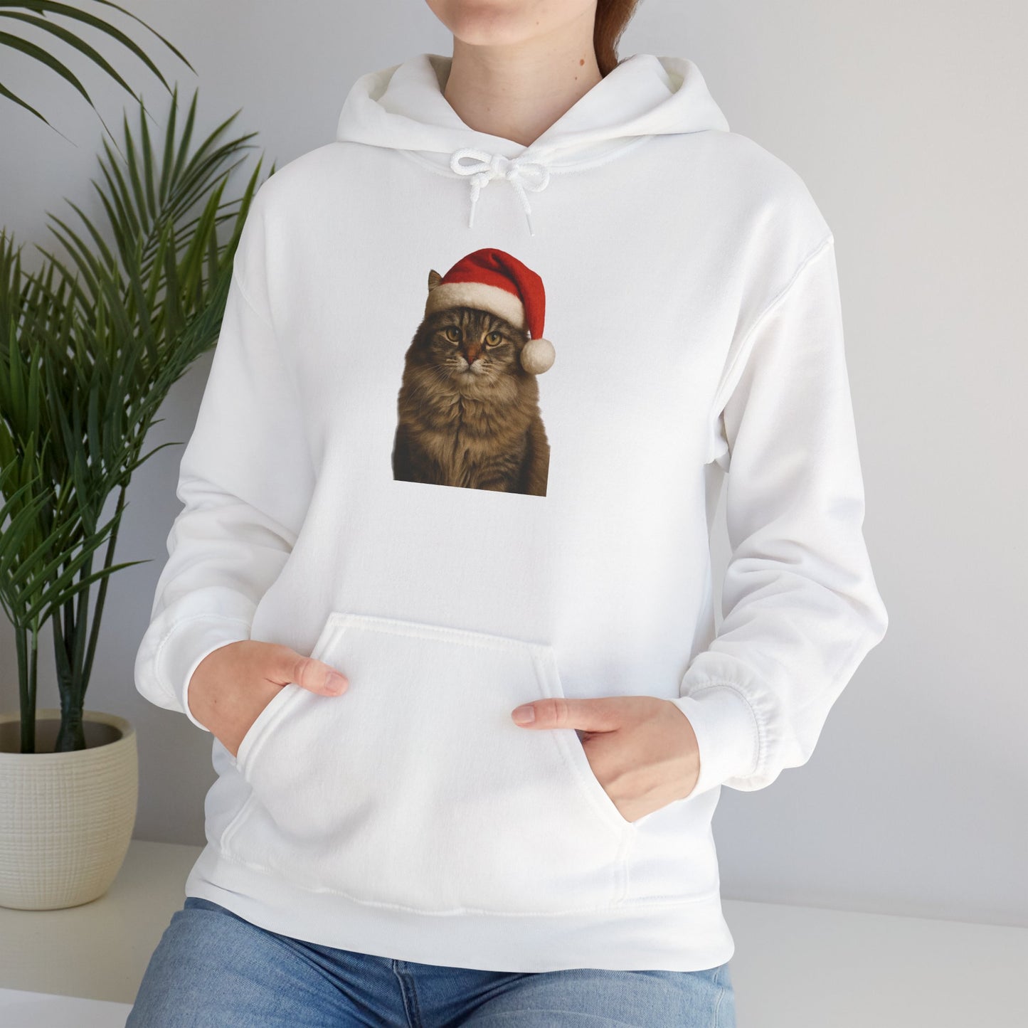 Santa Paws Cat Unisex Hoodie