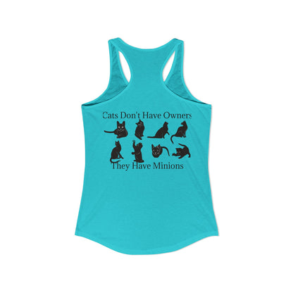 Cat Minions Women's Racerback Tank
