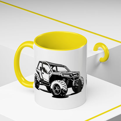 Off The Beaten Path Side By Side 2-Tone Coffee Mug