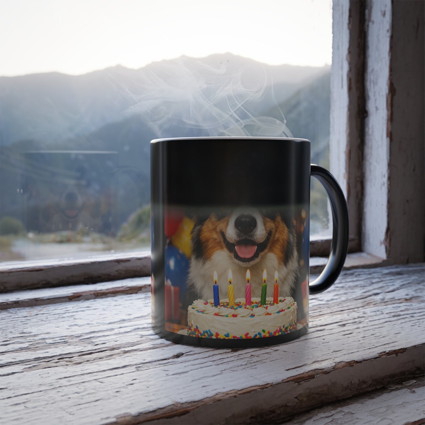Birthday Buddy Aussie Color Changing Mug