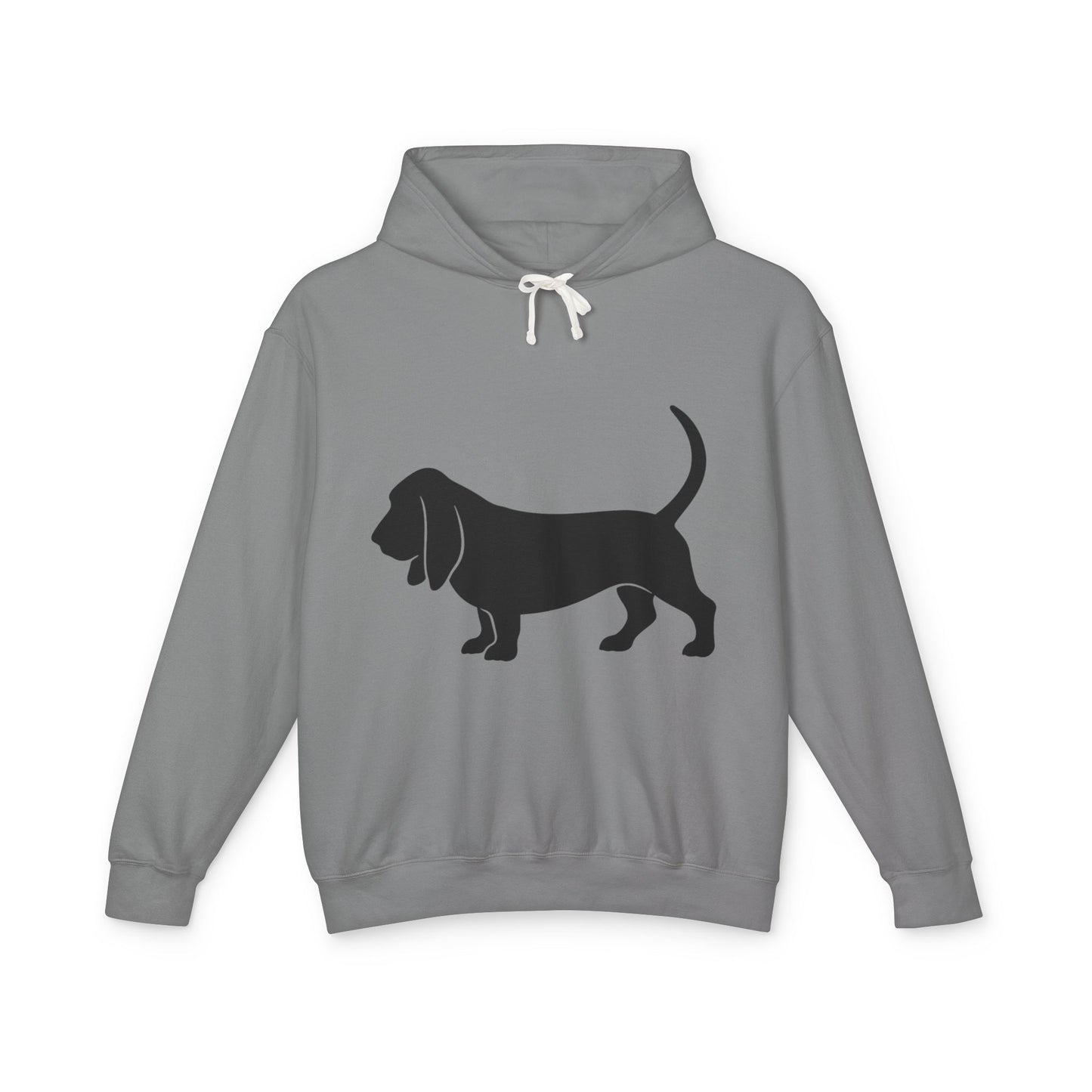 Basset Silhouette Unisex Lightweight Hoodie