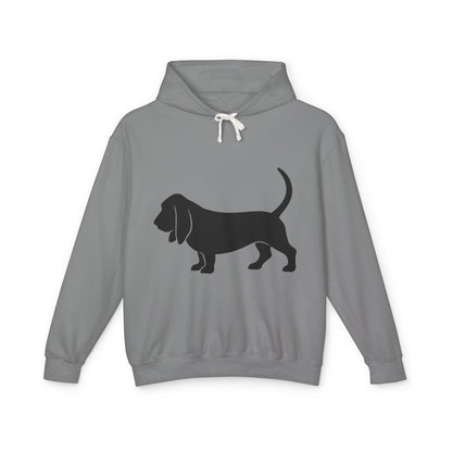 Basset Silhouette Unisex Lightweight Hoodie