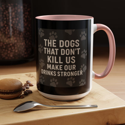 Drinks Stronger 2-Tone Coffee Mug