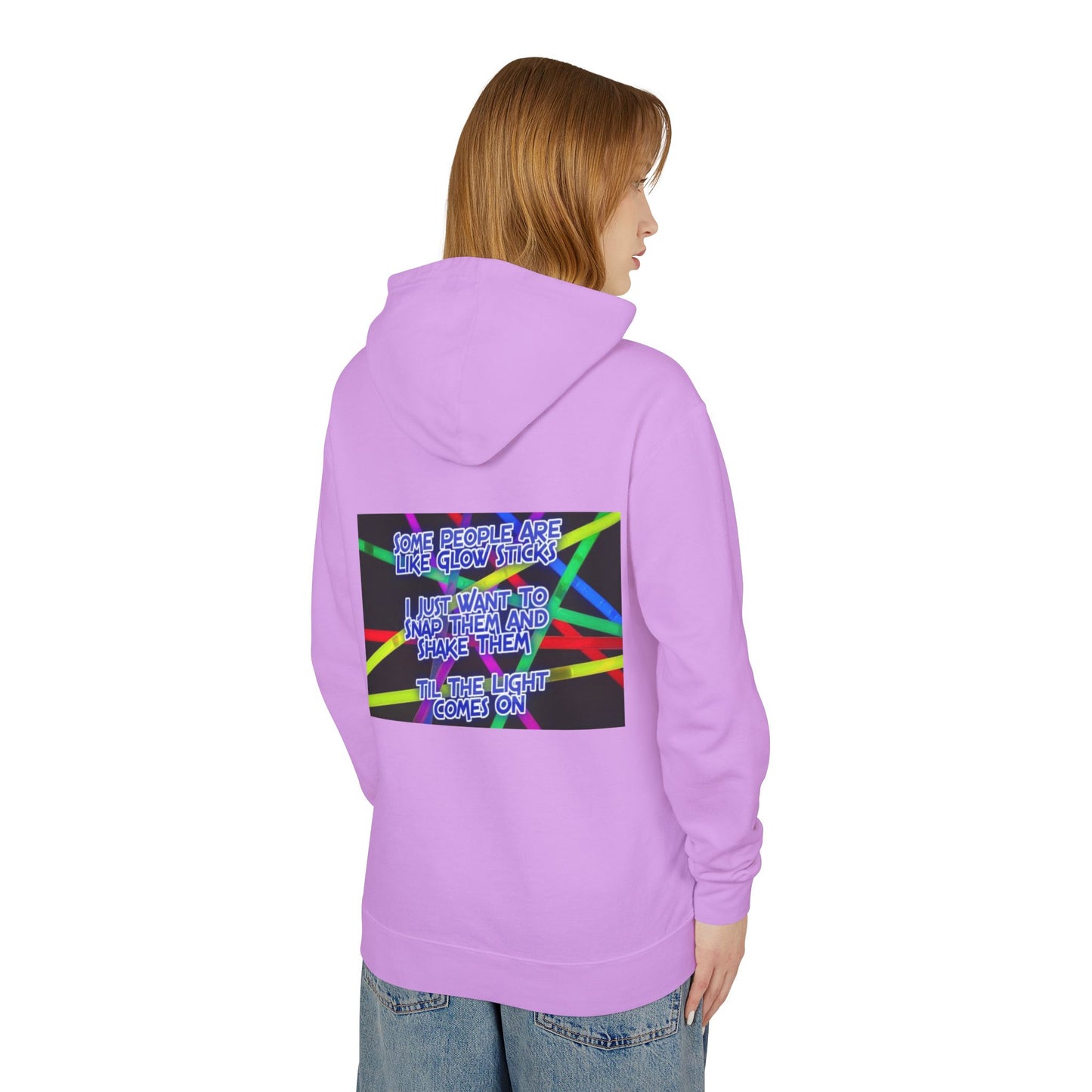 Glow Sticks Unisex Lightweight Hoodie