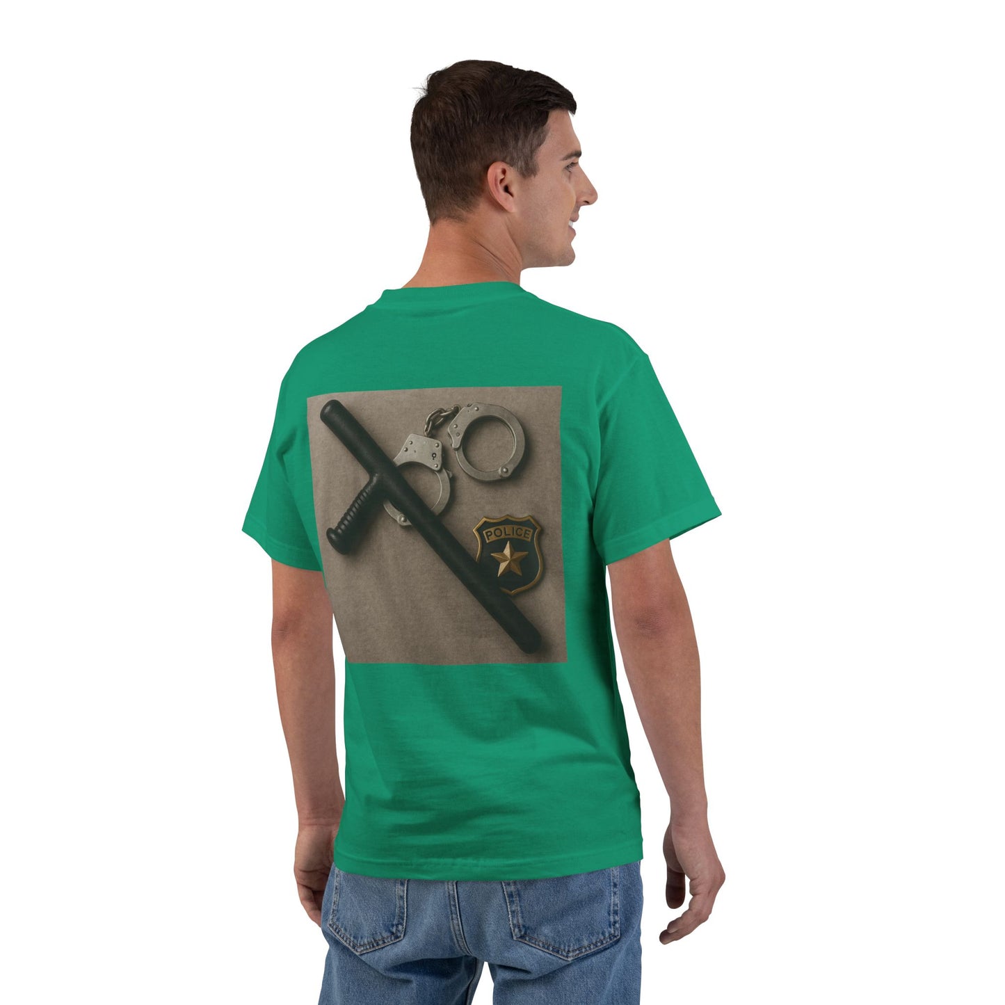 Law Enforcement Appreciation Men's Short-Sleeve Crewneck Tee
