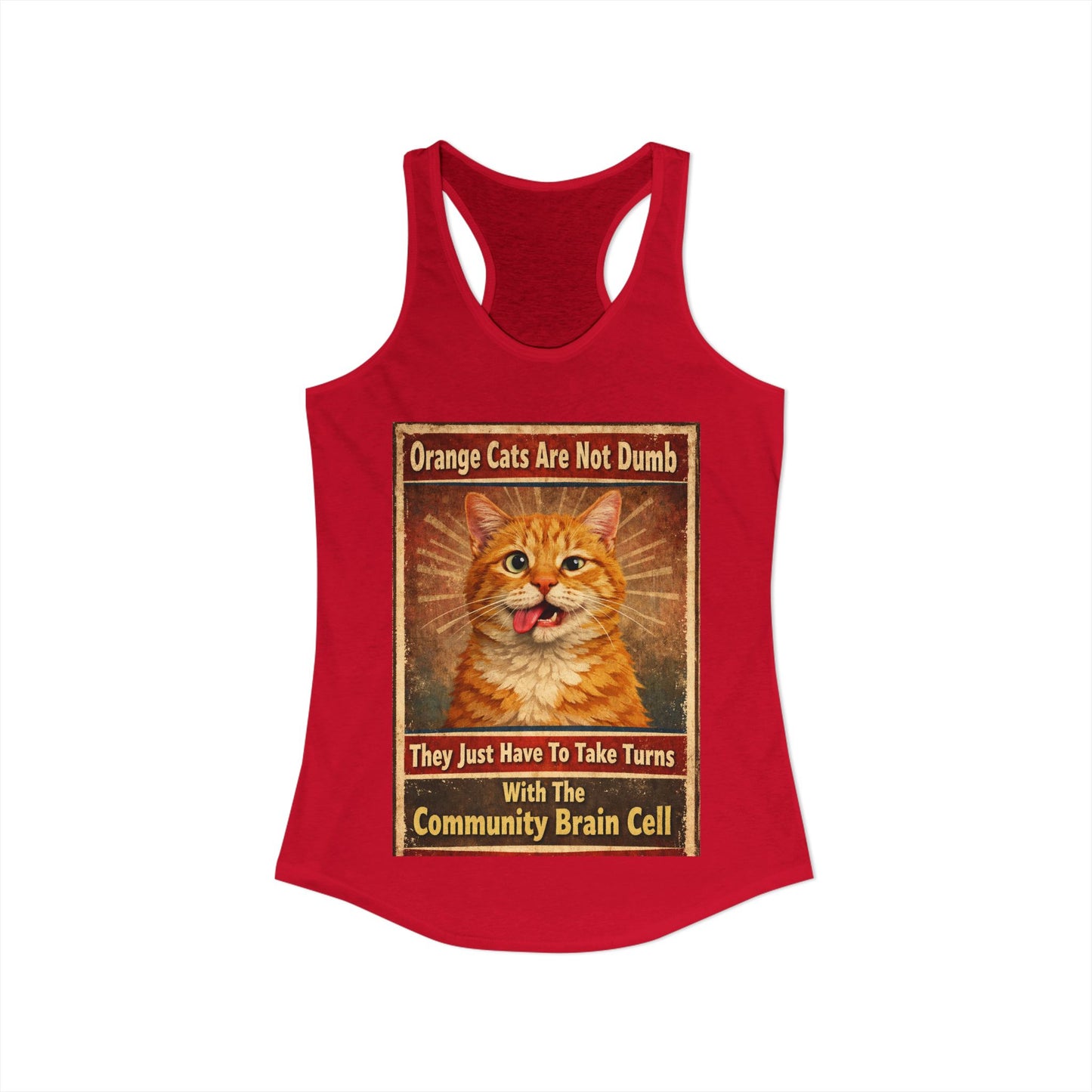 Community Brain Cell Women's Racerback Tank