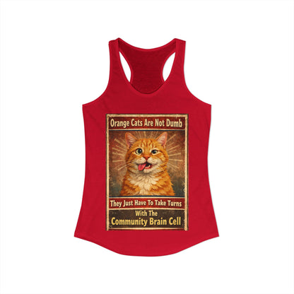 Community Brain Cell Women's Racerback Tank
