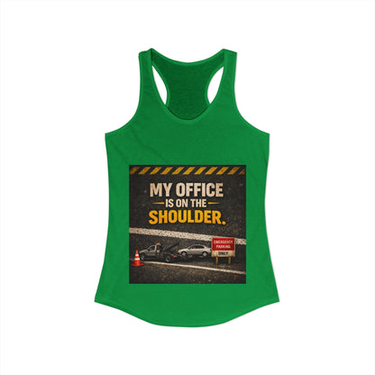 My Office Women's Racerback Tank